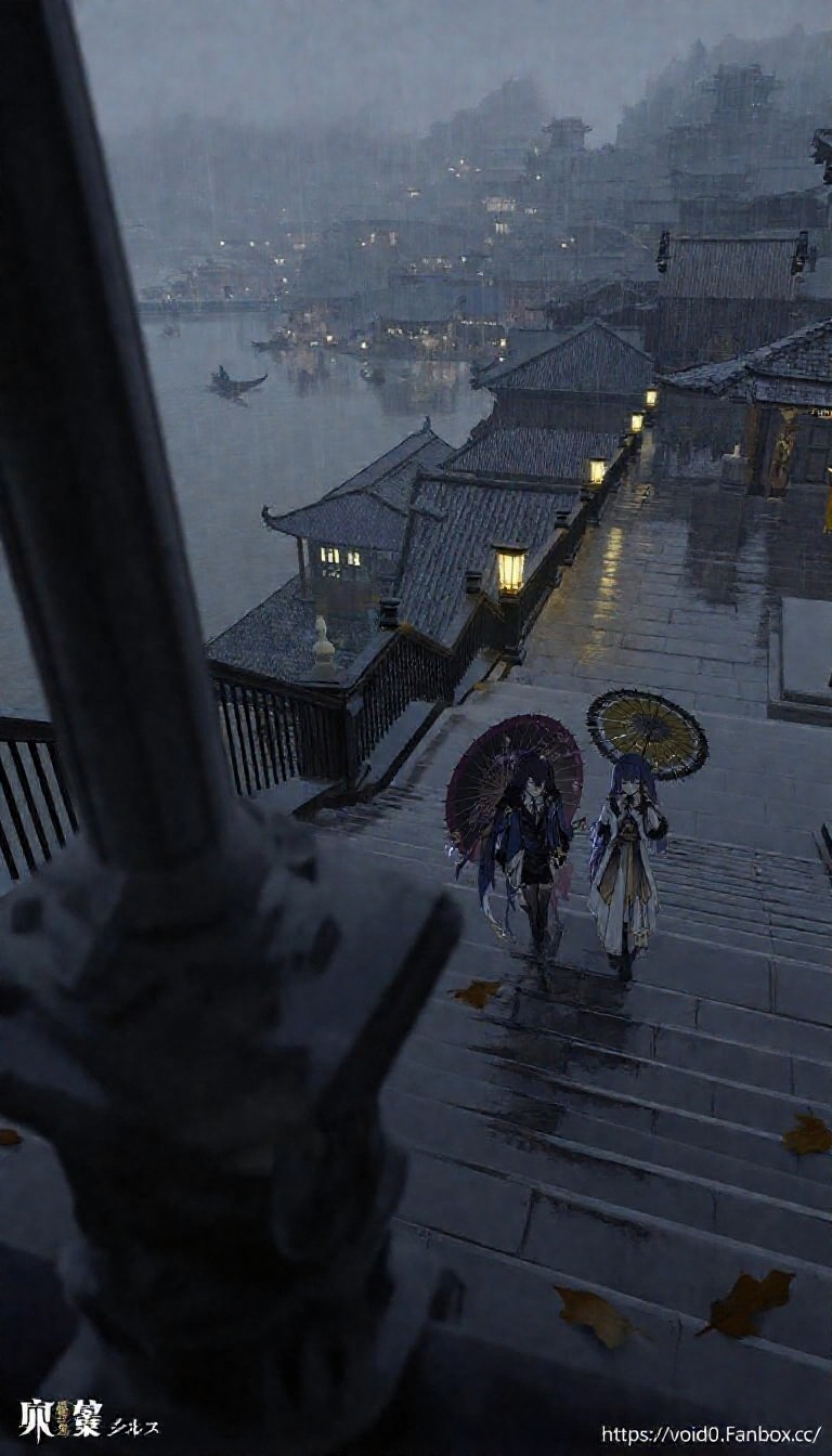Oil-paper umbrella ,  holding umbrella ,  official art on Tensor.Art