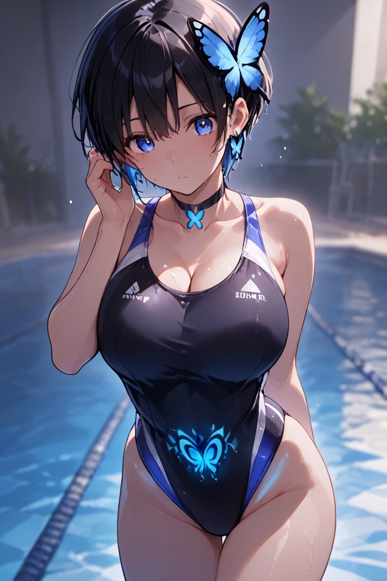 (competitive swimwear) ,  masterpiece,  best quality on Tensor.Art