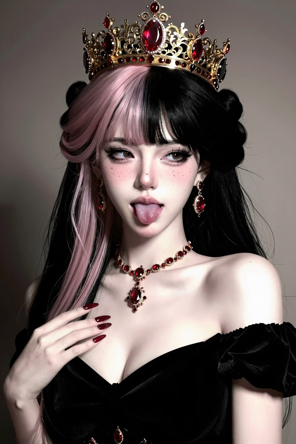 solo,  close mouth. ((random pose)). 1girl,  pale skin on Tensor.Art