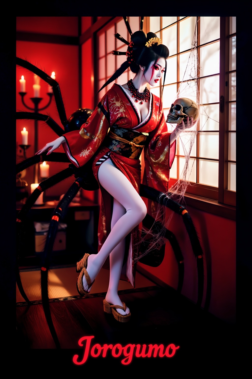 Top quality. Inspiration: The spider demon Jorogumo from Japanese mythology. Jorogumo is a legendary Japanese yokai (super...