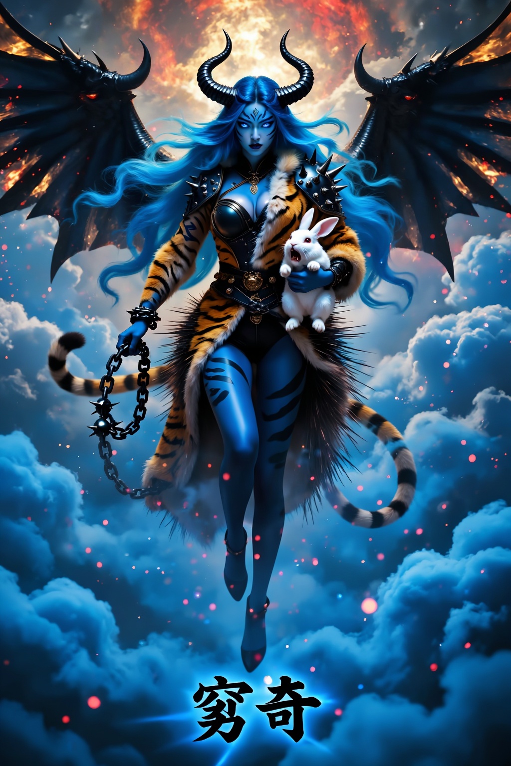 Top quality. Inspiration: Chinese mythology,  the Four Demons,  and the Qiangqi. Image: The Qiangqi symbolizes the suppres...