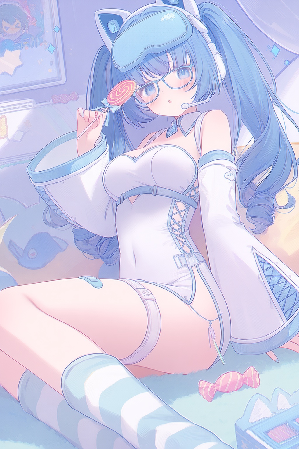 original,  1girl,  bandaid on Tensor.Art