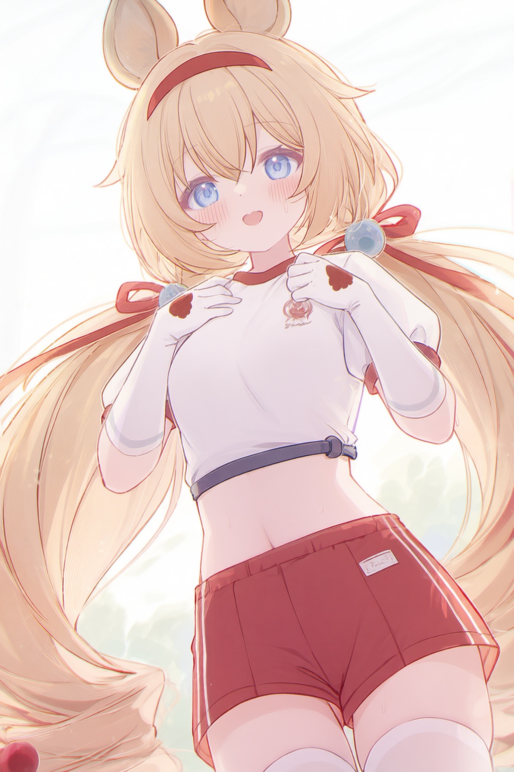 1girl,  animal ears,  blonde hair by 13ep on Tensor.Art