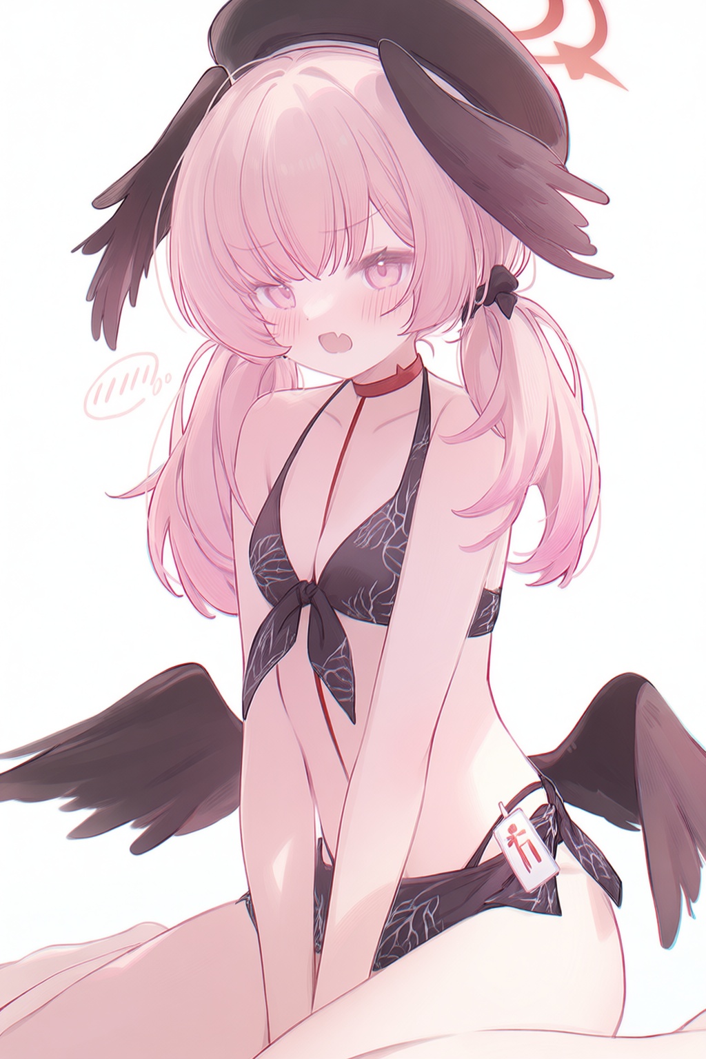 1girl,  alternate costume,  arms between legs by 13ep on Tensor.Art