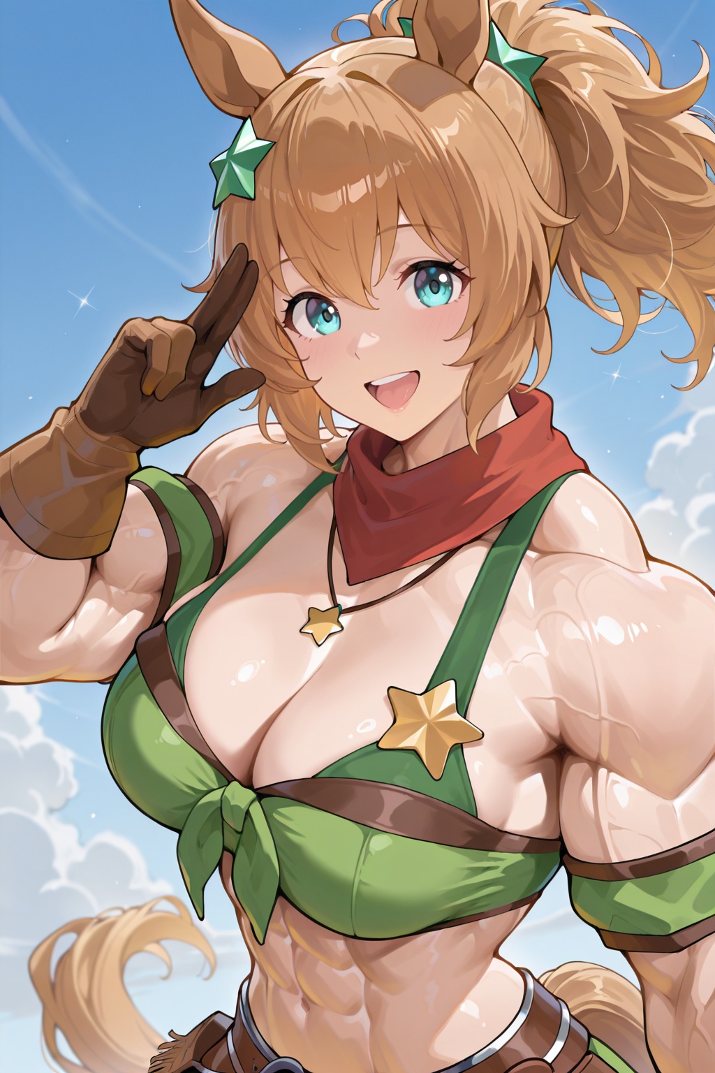 masterpiece,  best quality,  taiki shuttle \(umamusume\) on Tensor.Art