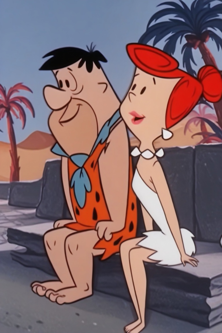 The Flinstones,  Fred Flintstone,  Wilma Flintstone on Tensor.Art