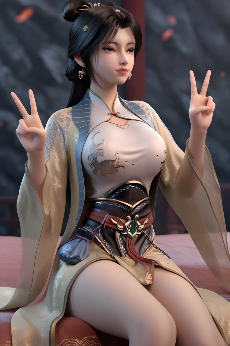 韩湘绣 by 豆芽ai on Tensor.Art