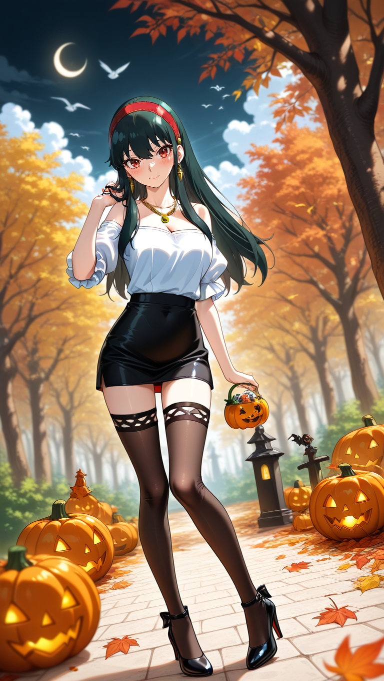 1girl,  yor briar from spy x family,  black hair on Tensor.Art