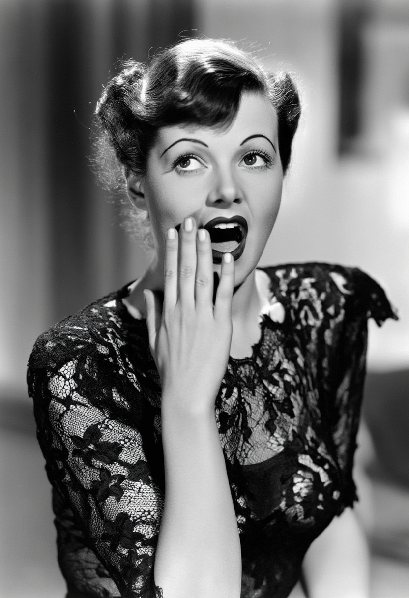 portrait of 1930s housewife,  gorgeous face,  petit on Tensor.Art