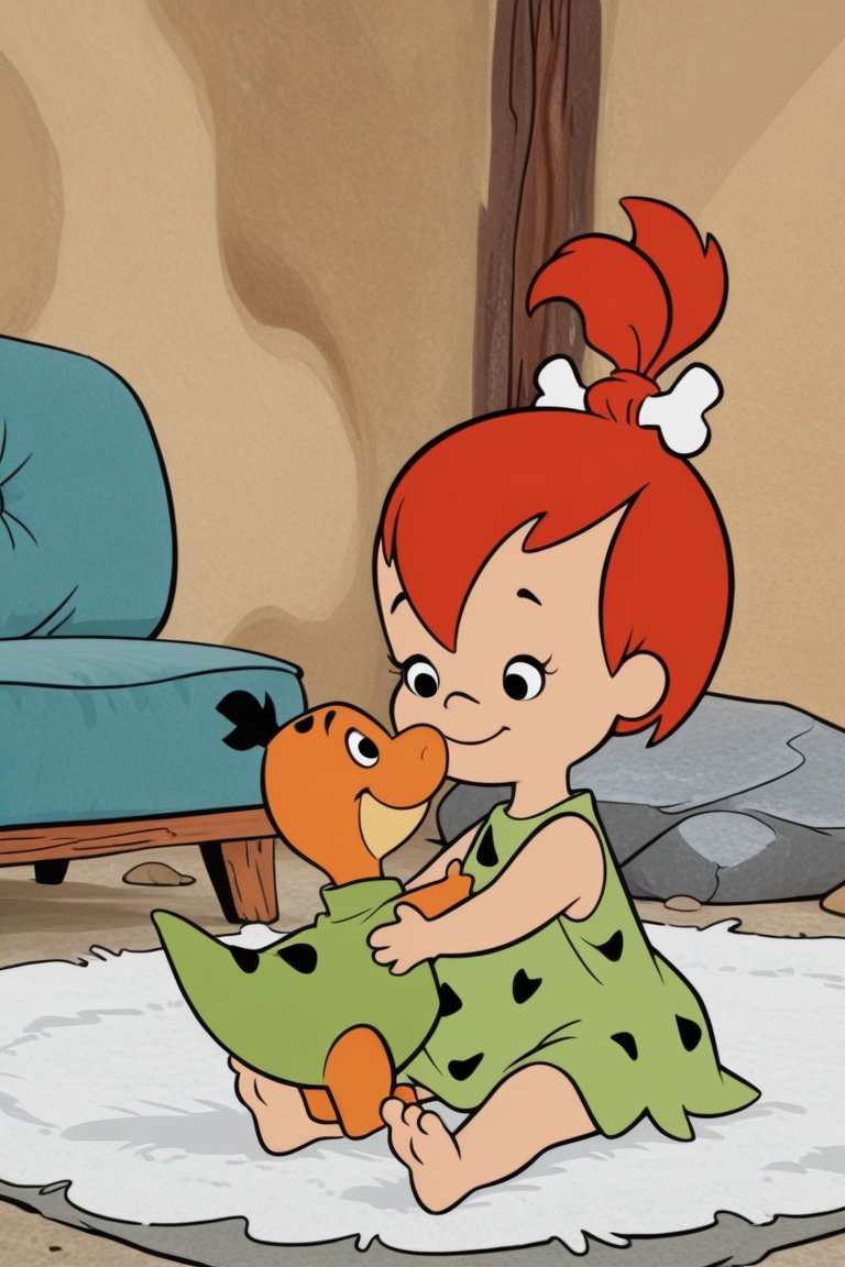 The Flinstones,  Pebbles Flintstone,  1girl on Tensor.Art