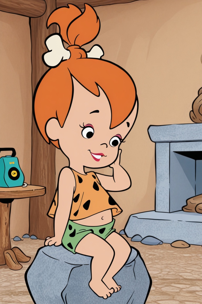The Flinstones,  Pebbles Flintstone,  1girl on Tensor.Art