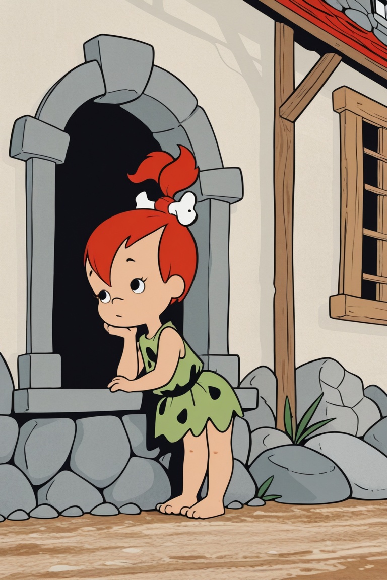 The Flinstones,  Pebbles Flintstone,  1girl on Tensor.Art