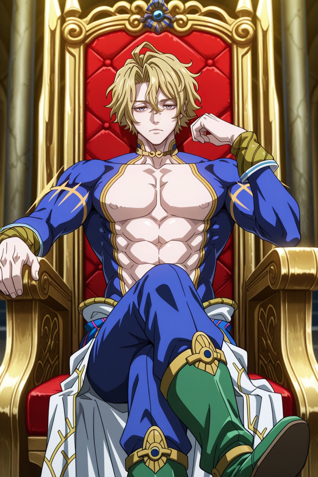 male focus,  1boy,  poseidon \(shuumatsu no valkyrie\) on Tensor.Art