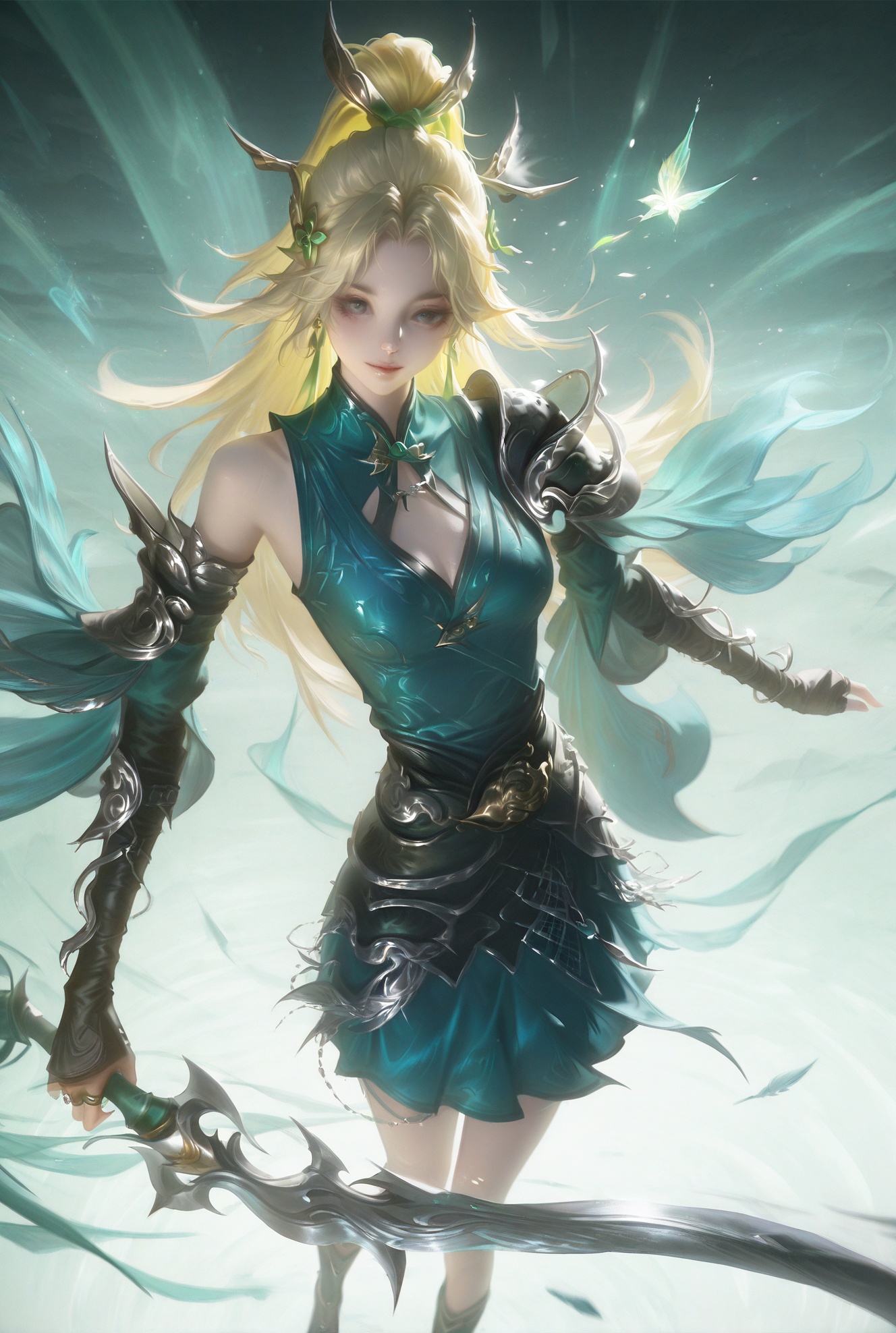 Chinese wuxia style,  realistic painting style,  rough brushstrokes by 枫林 on Tensor.Art