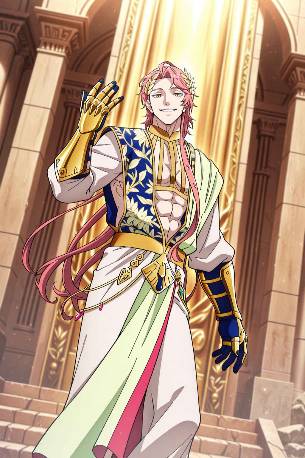 male focus,  1boy,  apollo \(shuumatsu no valkyrie\) on Tensor.Art