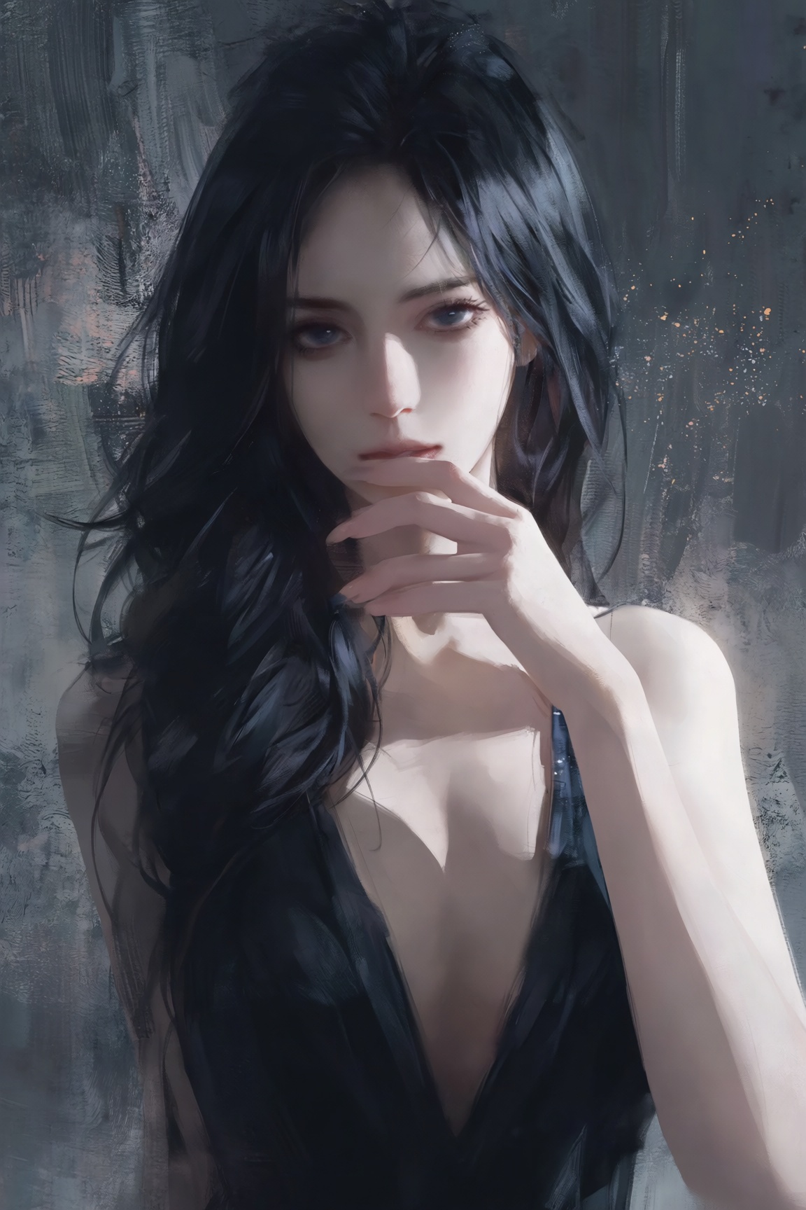 procreate-style,  1girl,  solo by 让AI更感性 on Tensor.Art