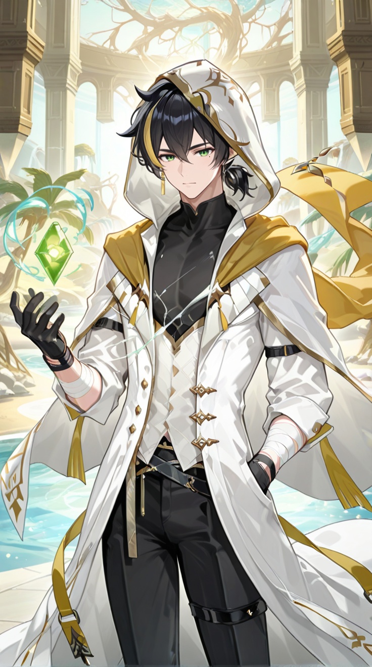 du,  1boy,  solo on Tensor.Art