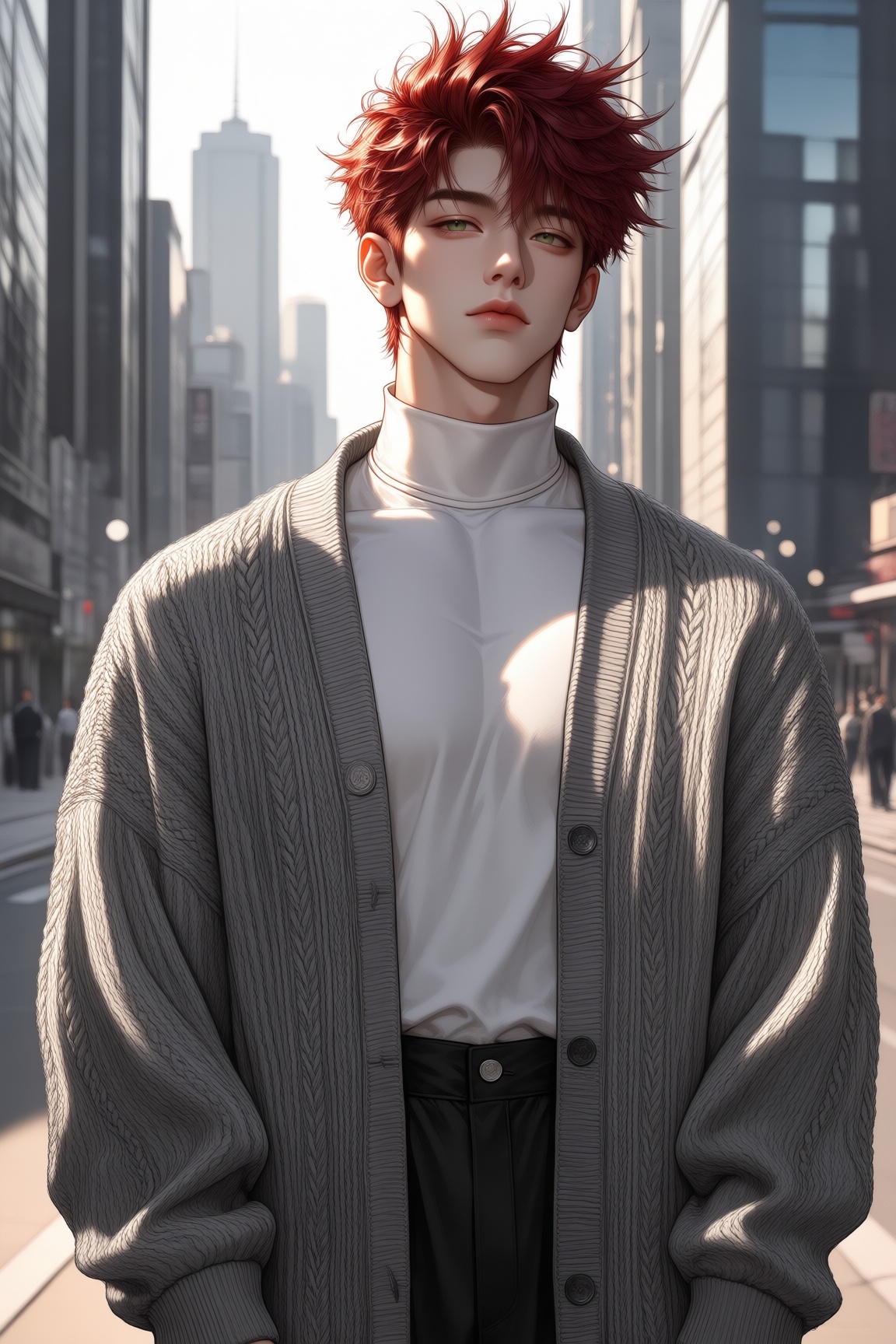 ((1boy)),  ((male focus)),  handsome young man on Tensor.Art