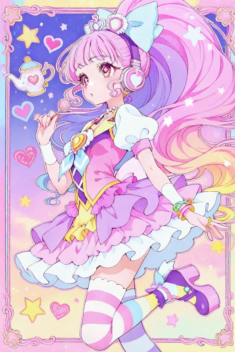 1girl ,  vtuber anime character design,  love peace ice cream！ on Tensor.Art