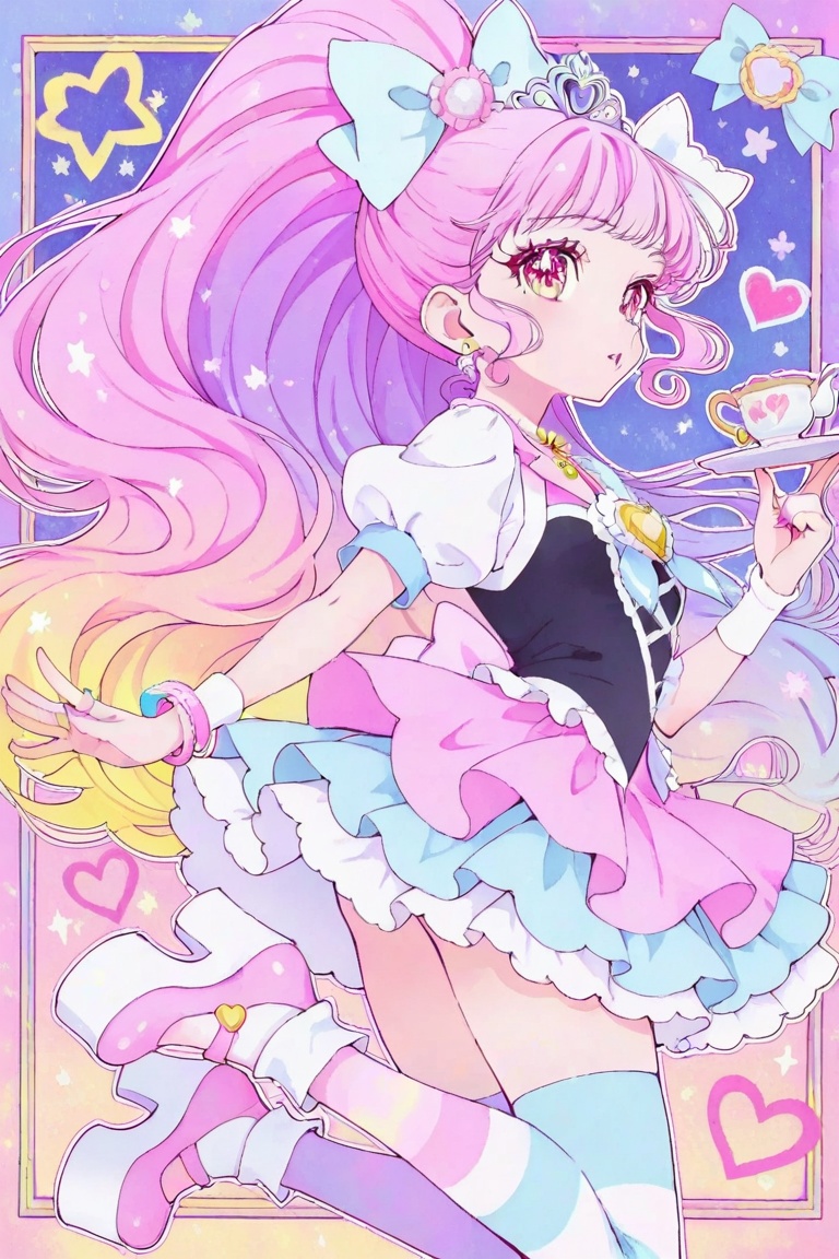 1girl ,  vtuber anime character design,  love peace ice cream！ on Tensor.Art