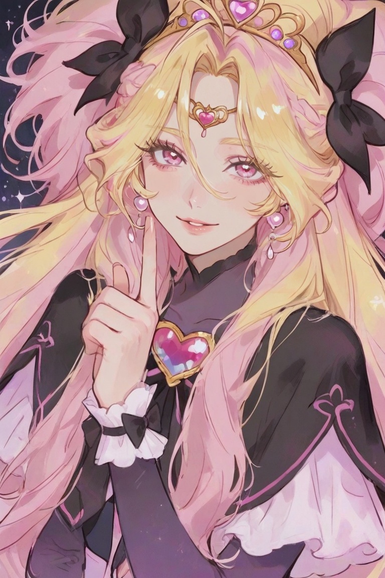 1girl,  offical style,  Cure Arcana Shadow on Tensor.Art
