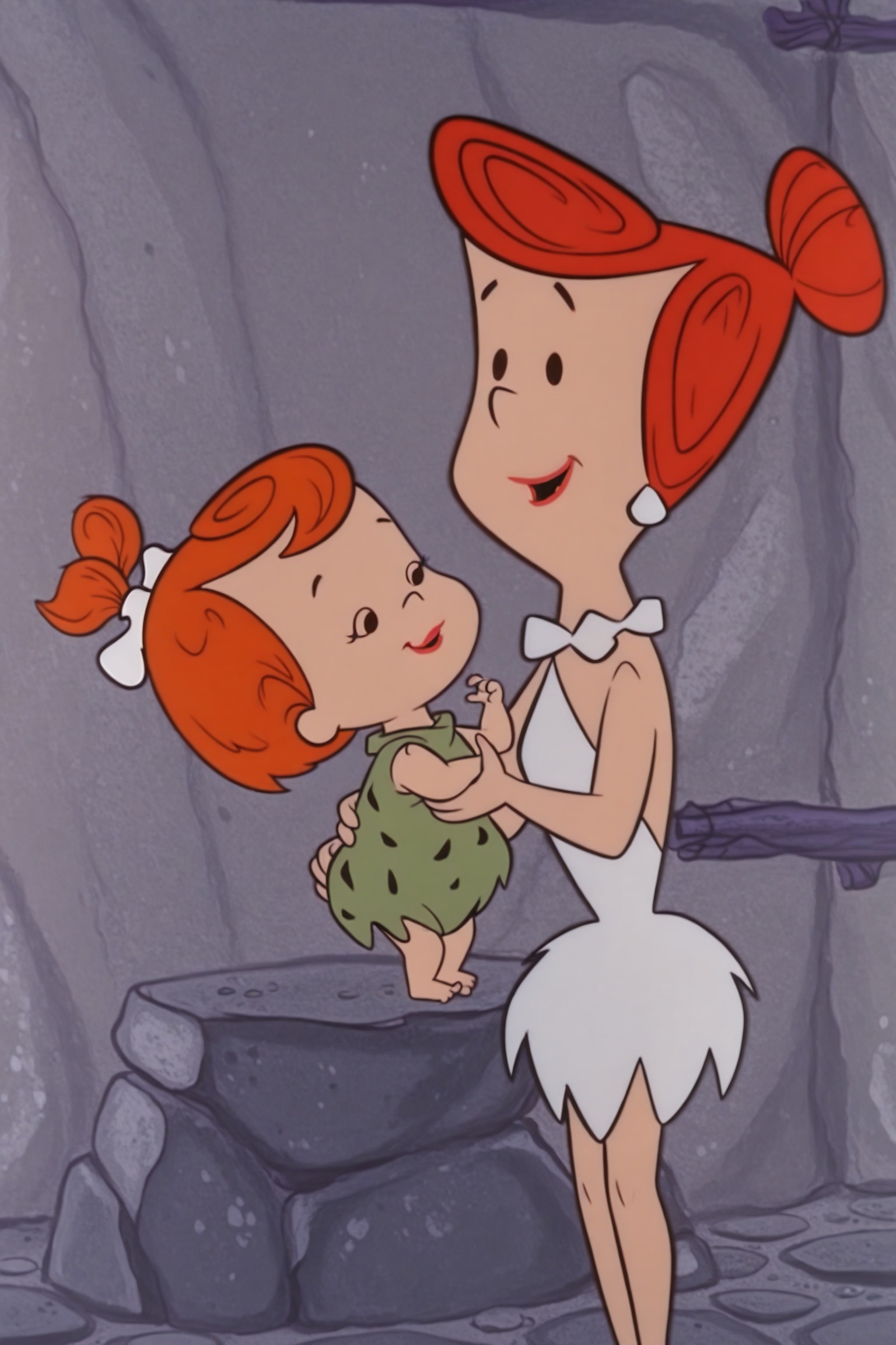 The Flinstones,  Wilma Flintstone,  Pebbles Flintstone on Tensor.Art