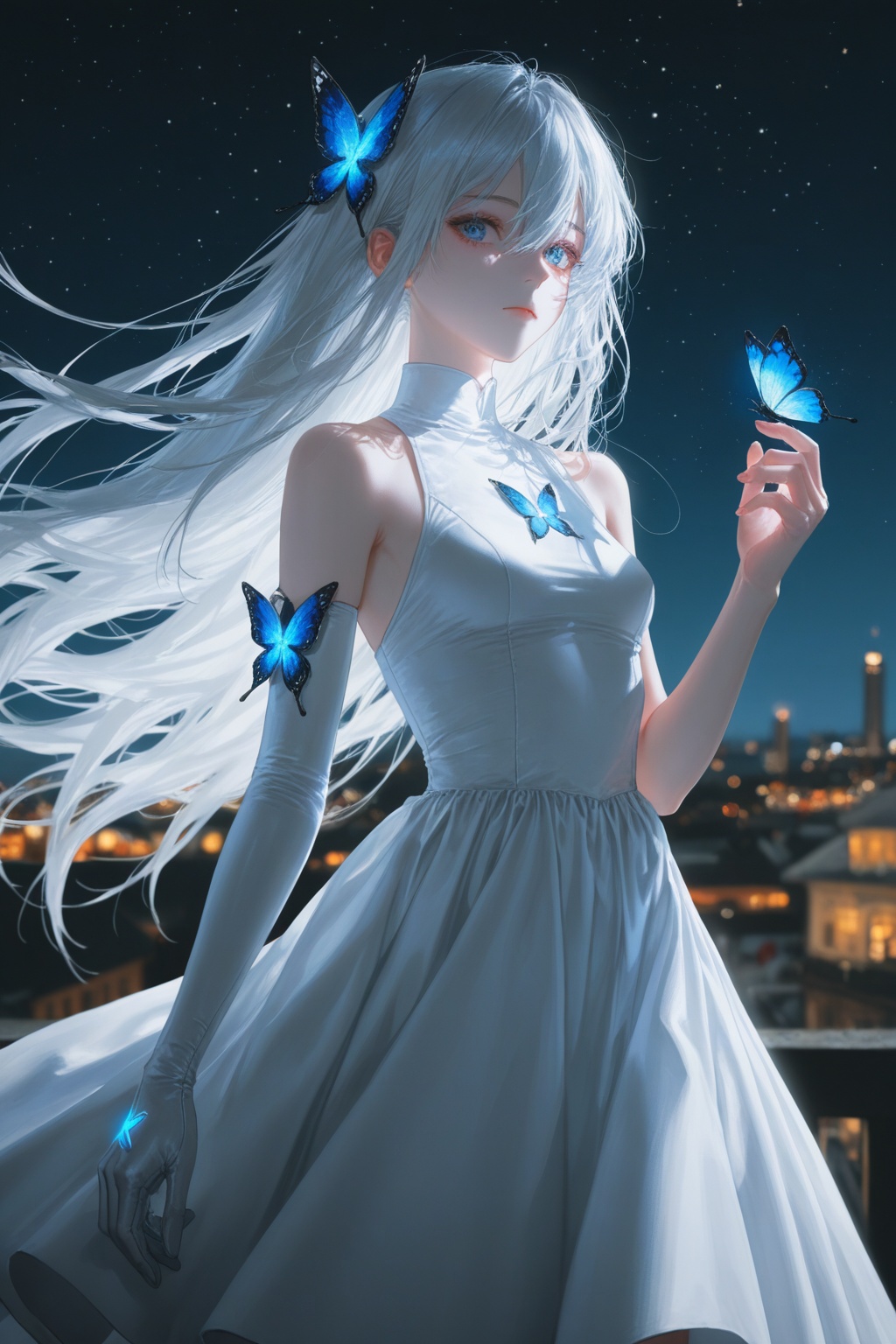 1girl,  solo,  long hair by 月老板 on Tensor.Art
