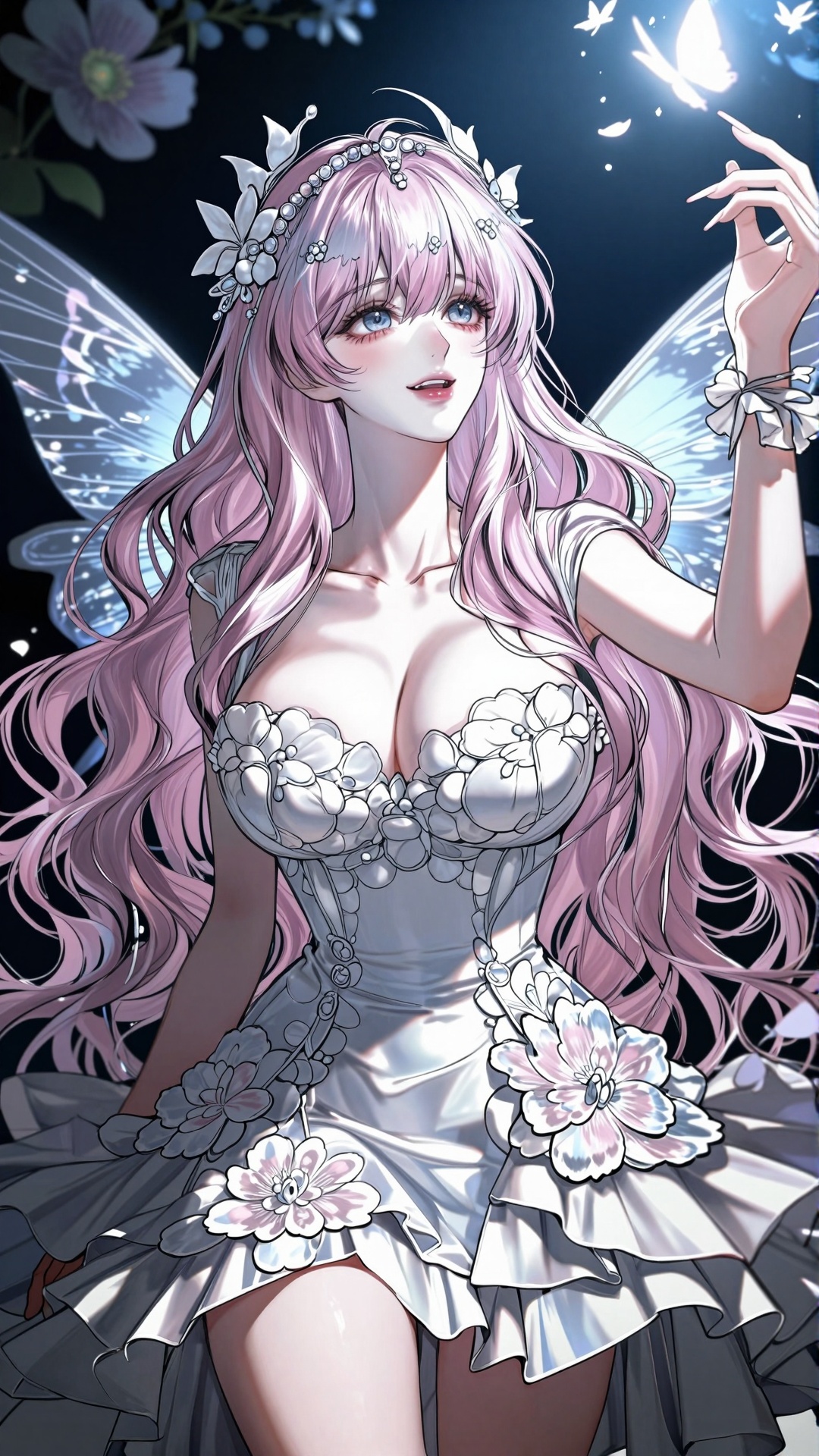 ((woman,  female,  young *****)) : delicate appearance on Tensor.Art