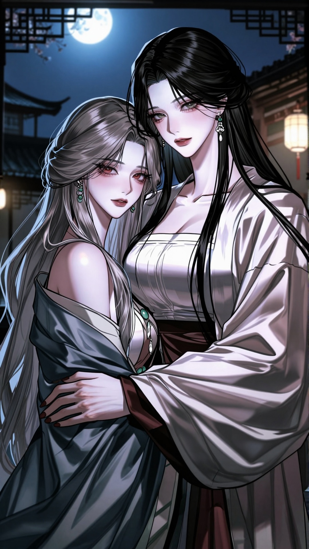 ((2girls,  female focus,  couple)) on Tensor.Art