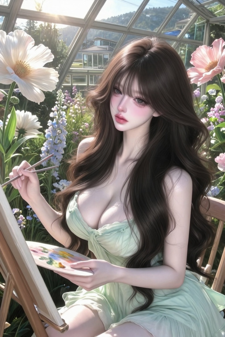 1girl,  solo,  soft_hearted face on Tensor.Art