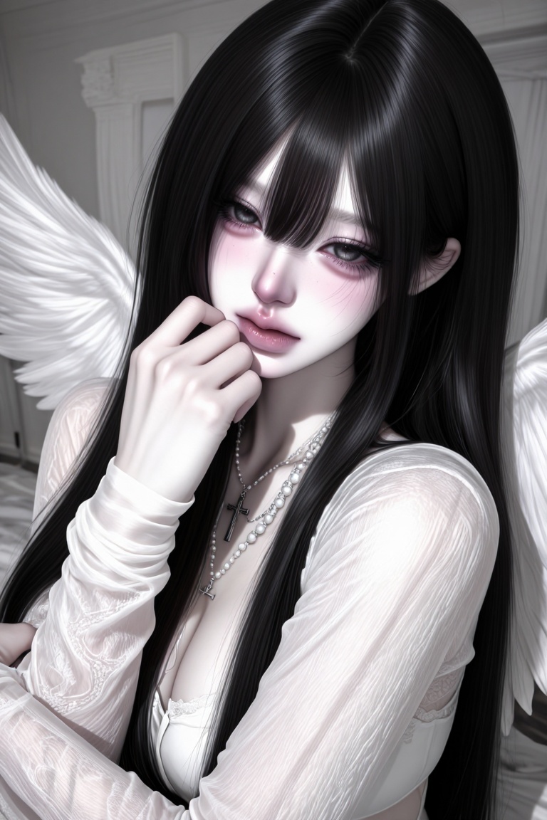 asian girl,  solo,  close-up portrait on Tensor.Art