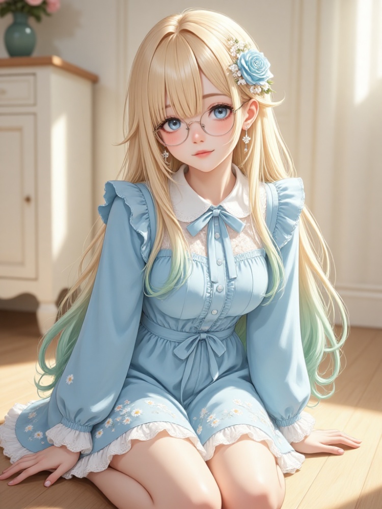二次元少女 by 風に乗って北へ行きたい on Tensor.Art