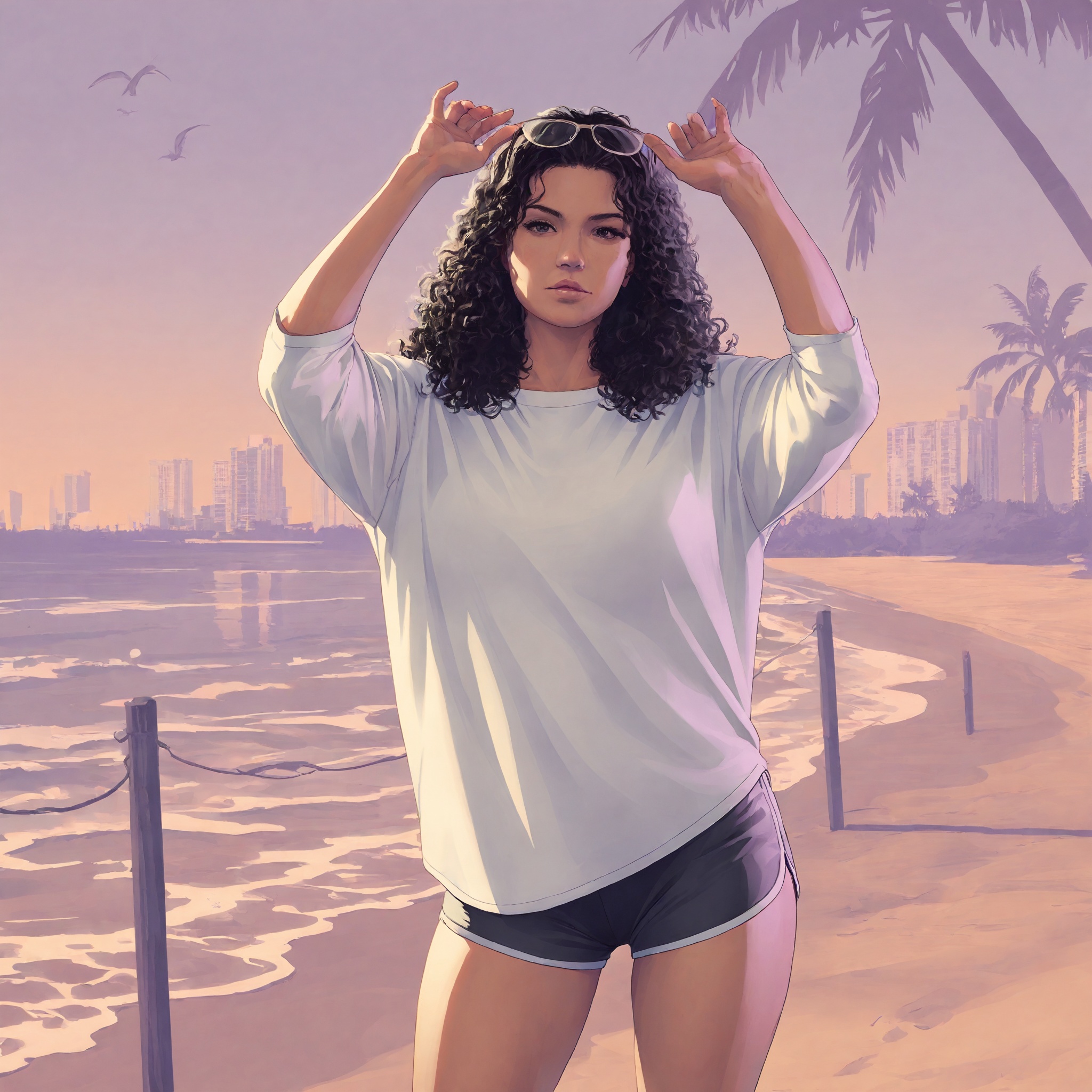gtaVI-style,  1girl,  woman on Tensor.Art
