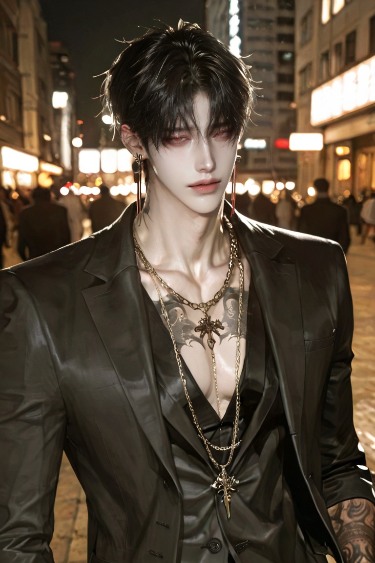 1 young male,  korean man,  ((black smoke hairs)) on Tensor.Art