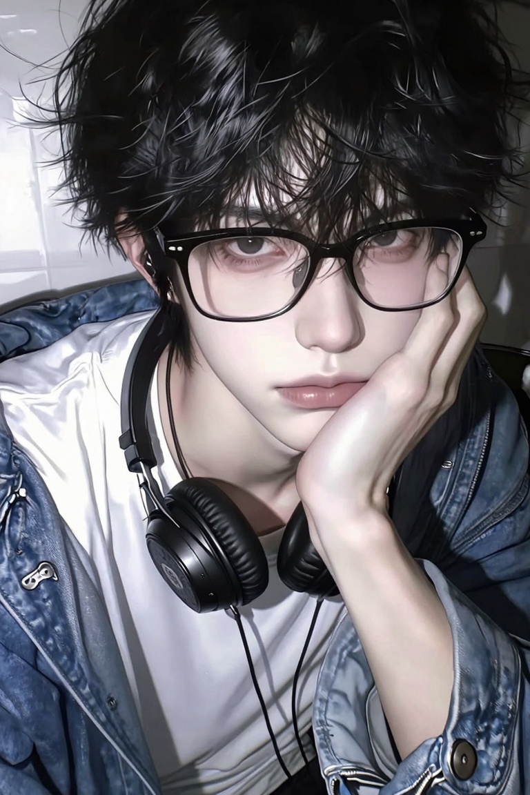 1 man,  solo,  black hair on Tensor.Art