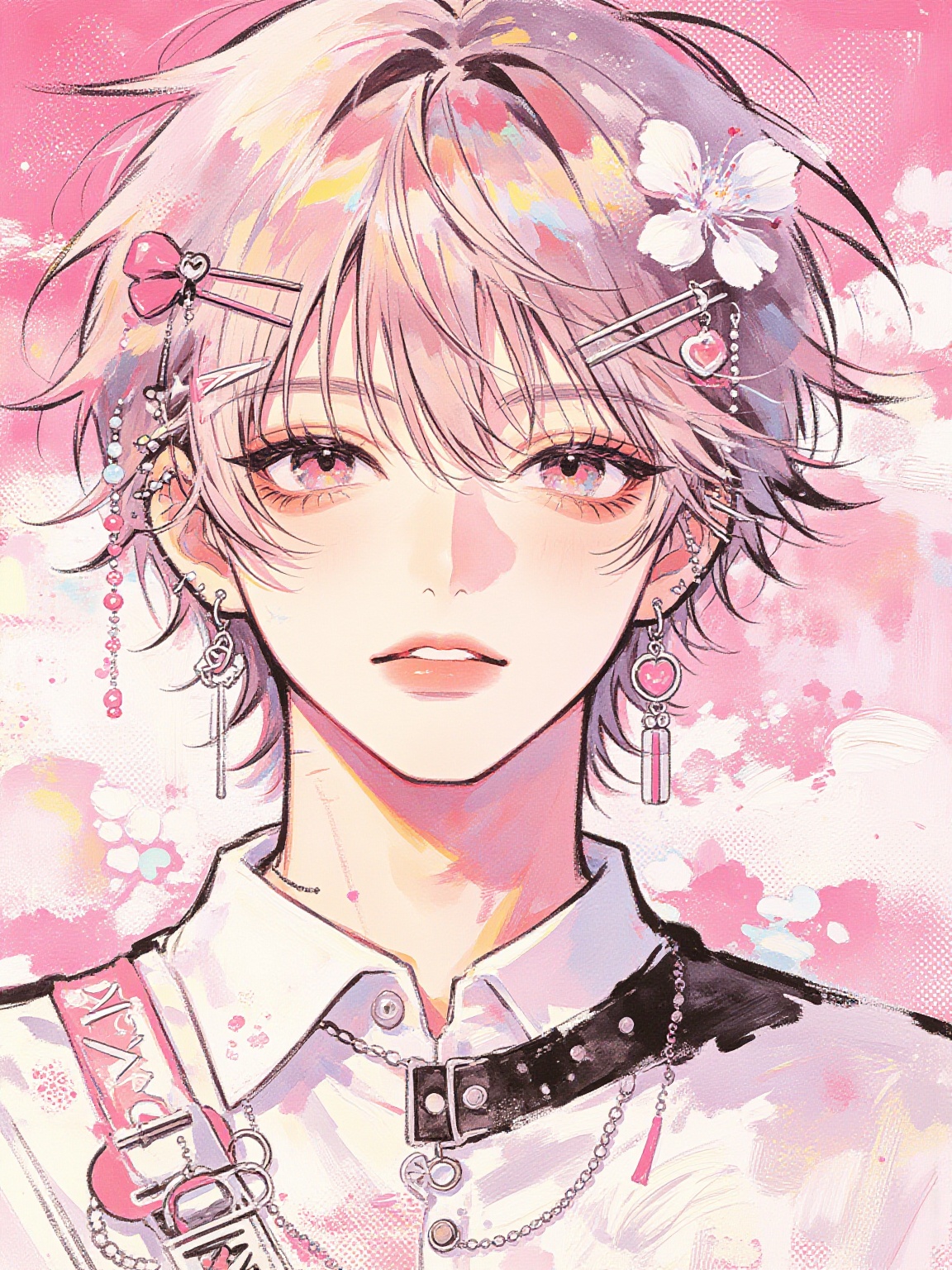 Sweet Japanese Anime Illustration,  男孩 on Tensor.Art