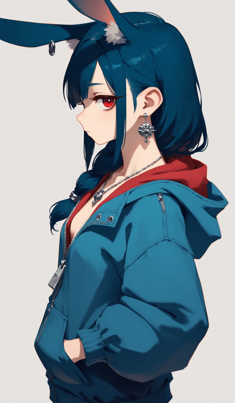 1girl,  solo,  rabbit ears on Tensor.Art