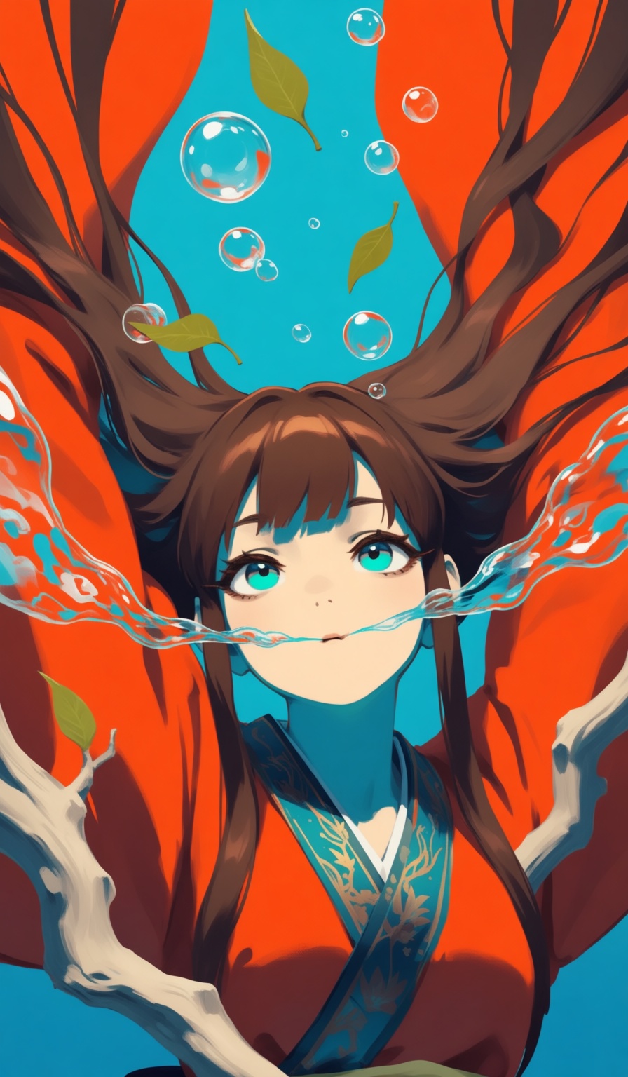 1girl,  solo,  looking up at viewer on Tensor.Art