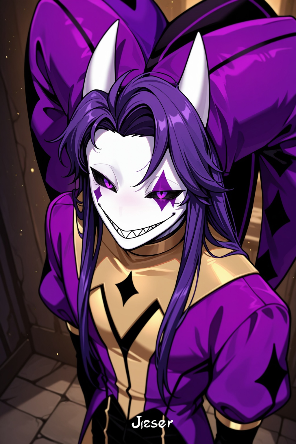 male focus,  1boy,  jester \(the freak circus\) on Tensor.Art