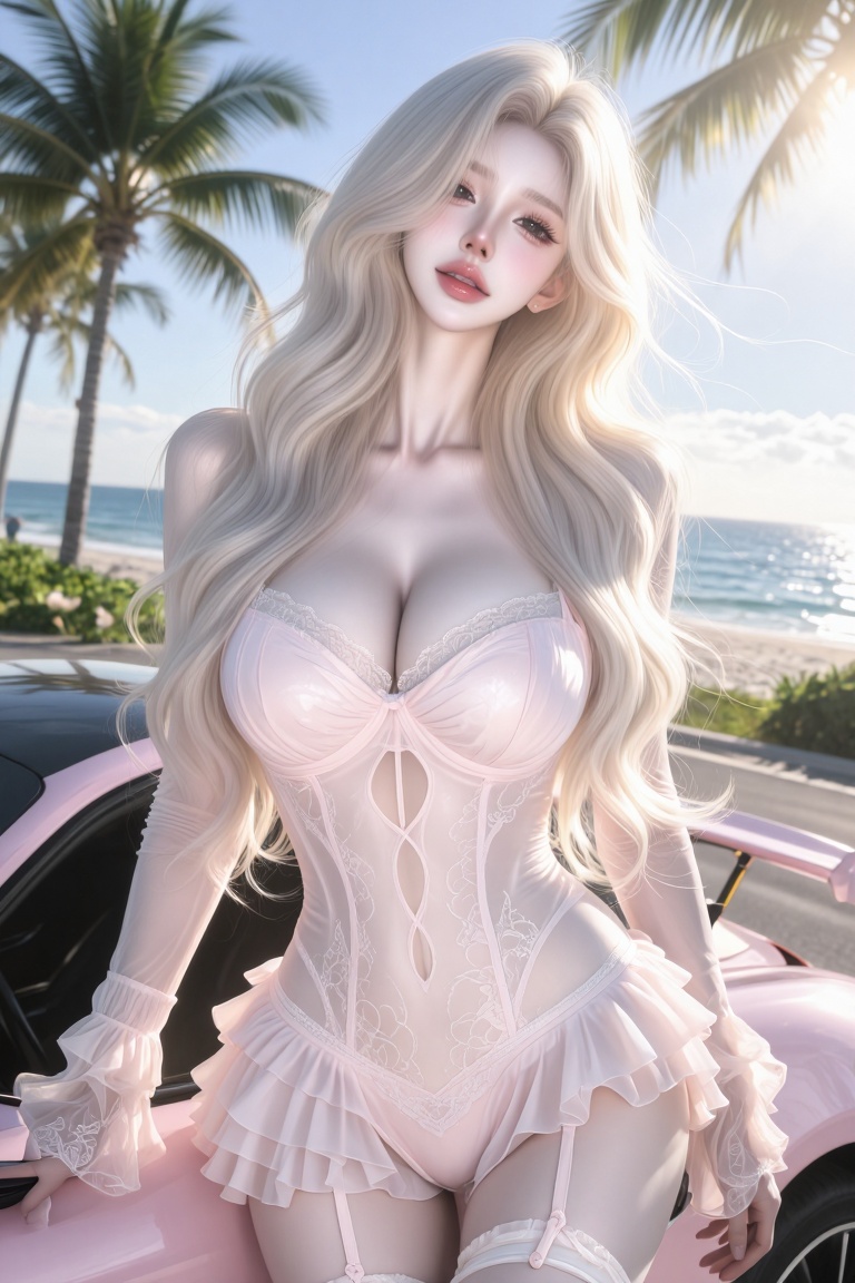 1girl,  solo,  big boobs on Tensor.Art