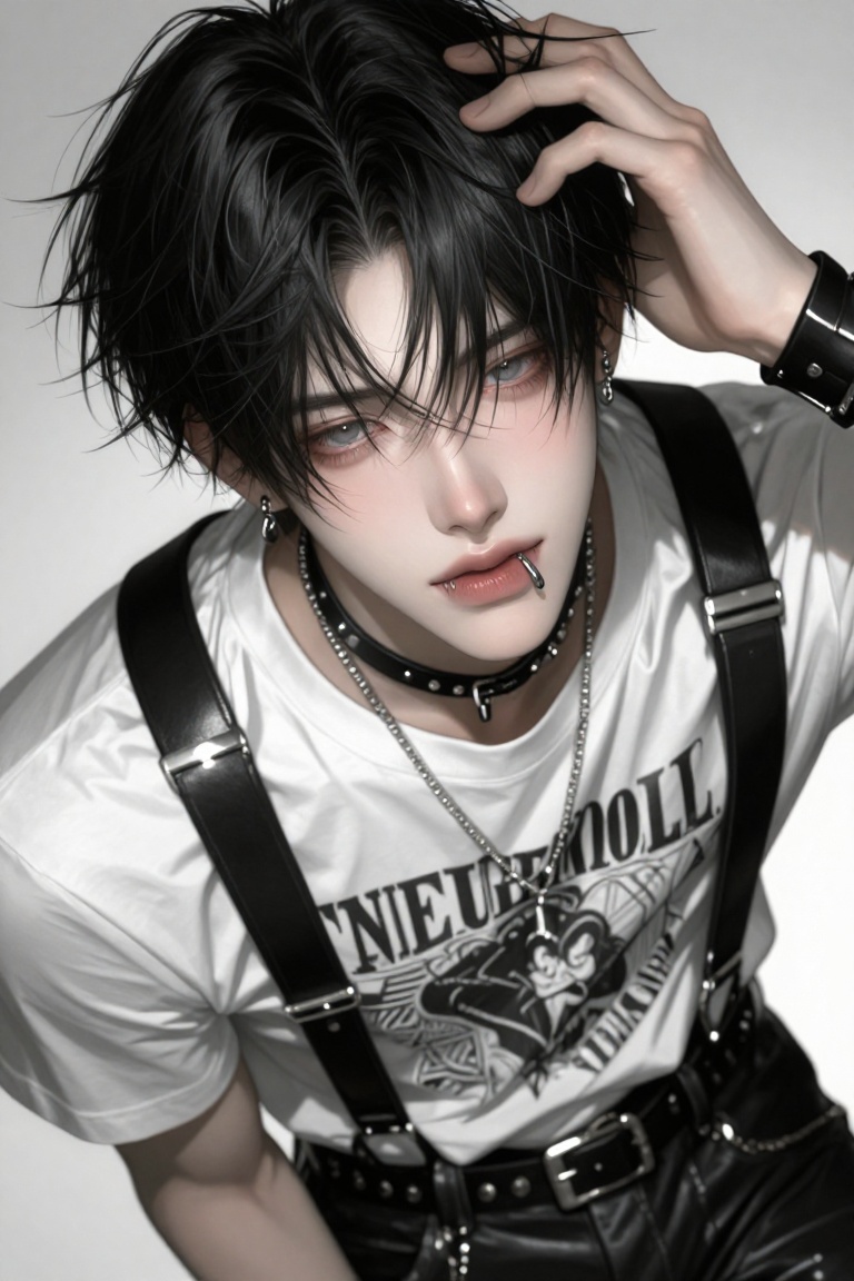 1 man,  solo,  black hair on Tensor.Art