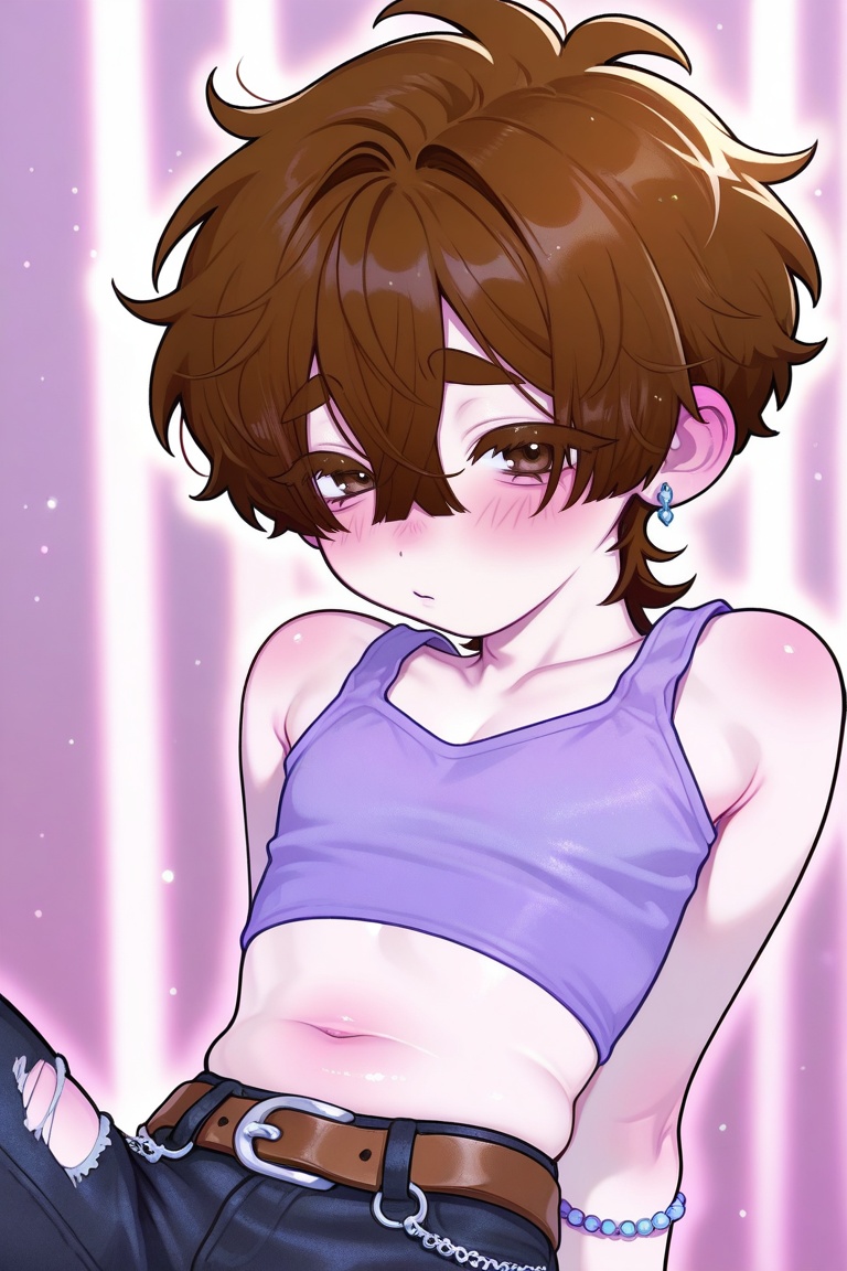 (soft colors,  colored outlines),  little blush on Tensor.Art