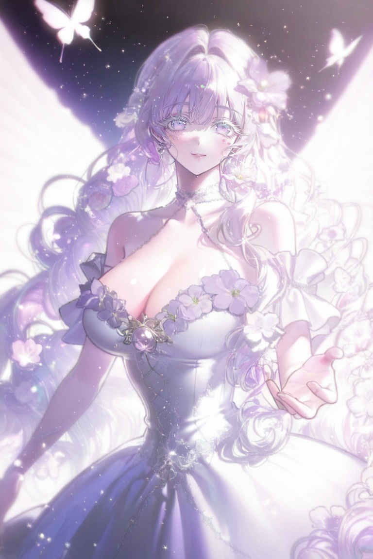 1girl,  waist-up portrait,  soft feminine aura on Tensor.Art