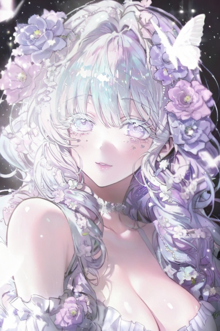 1girl,  waist-up portrait,  soft feminine aura on Tensor.Art