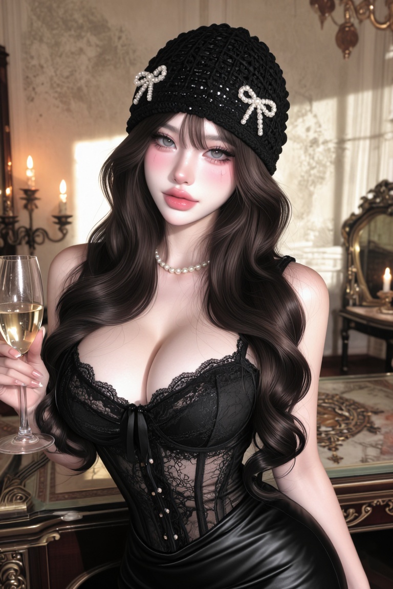 one girl,  solo,  big boobs on Tensor.Art