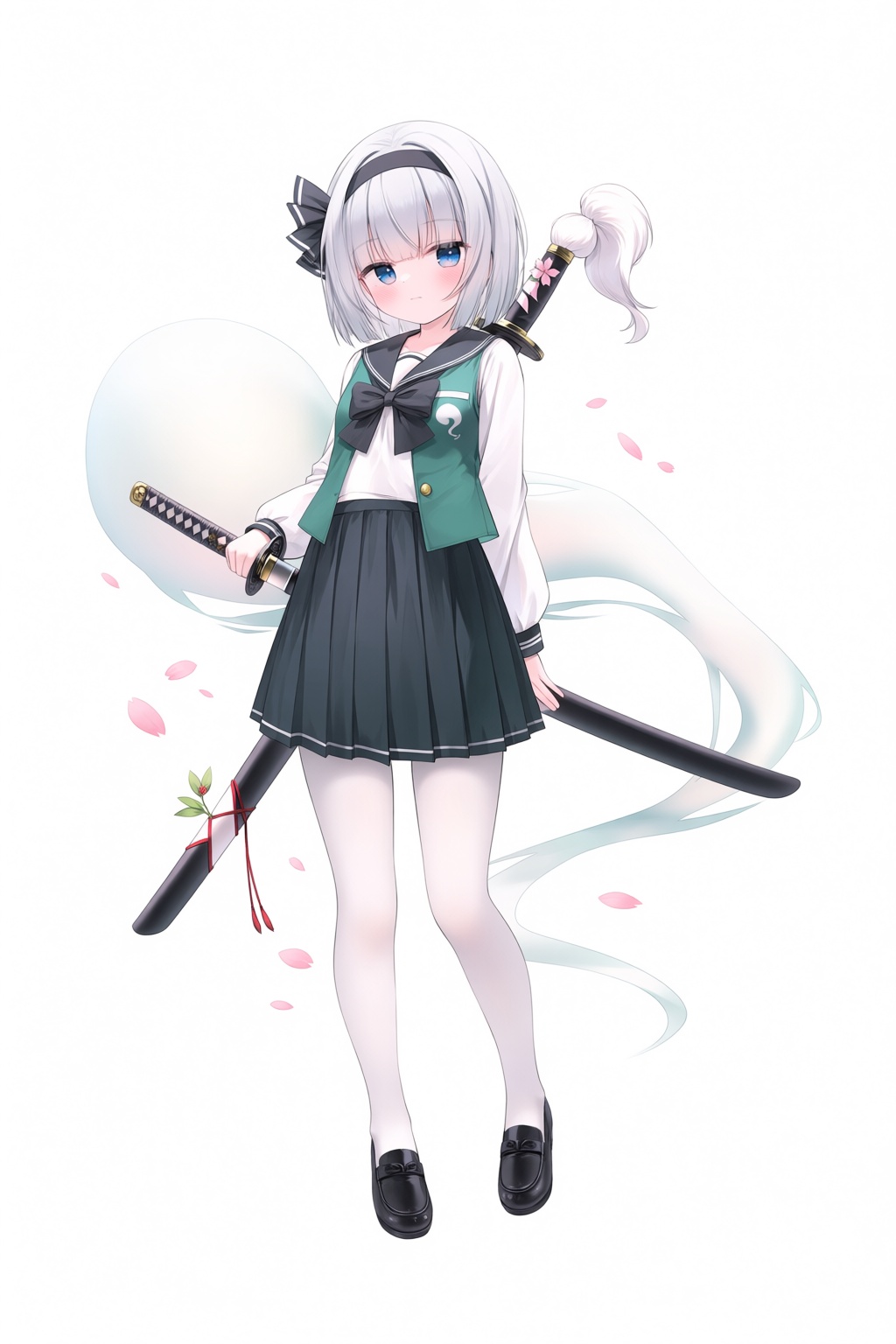 konpaku youmu,  konpaku youmu \(ghost\),  1girl on Tensor.Art