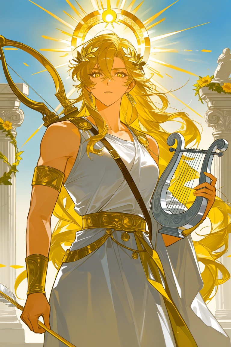 masterpiece,  best quality,  score_7 female Apollo on Tensor.Art