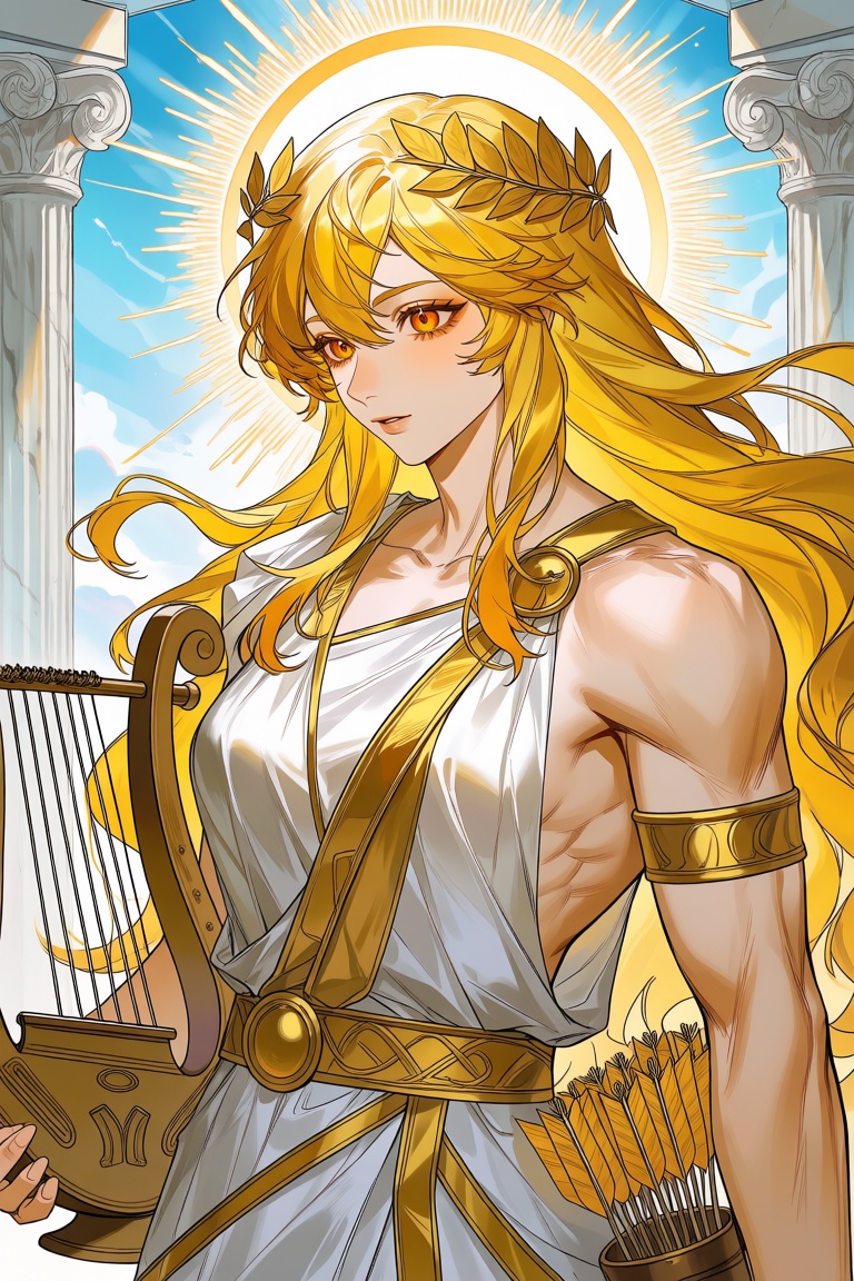 masterpiece,  best quality,  score_7 female Apollo on Tensor.Art