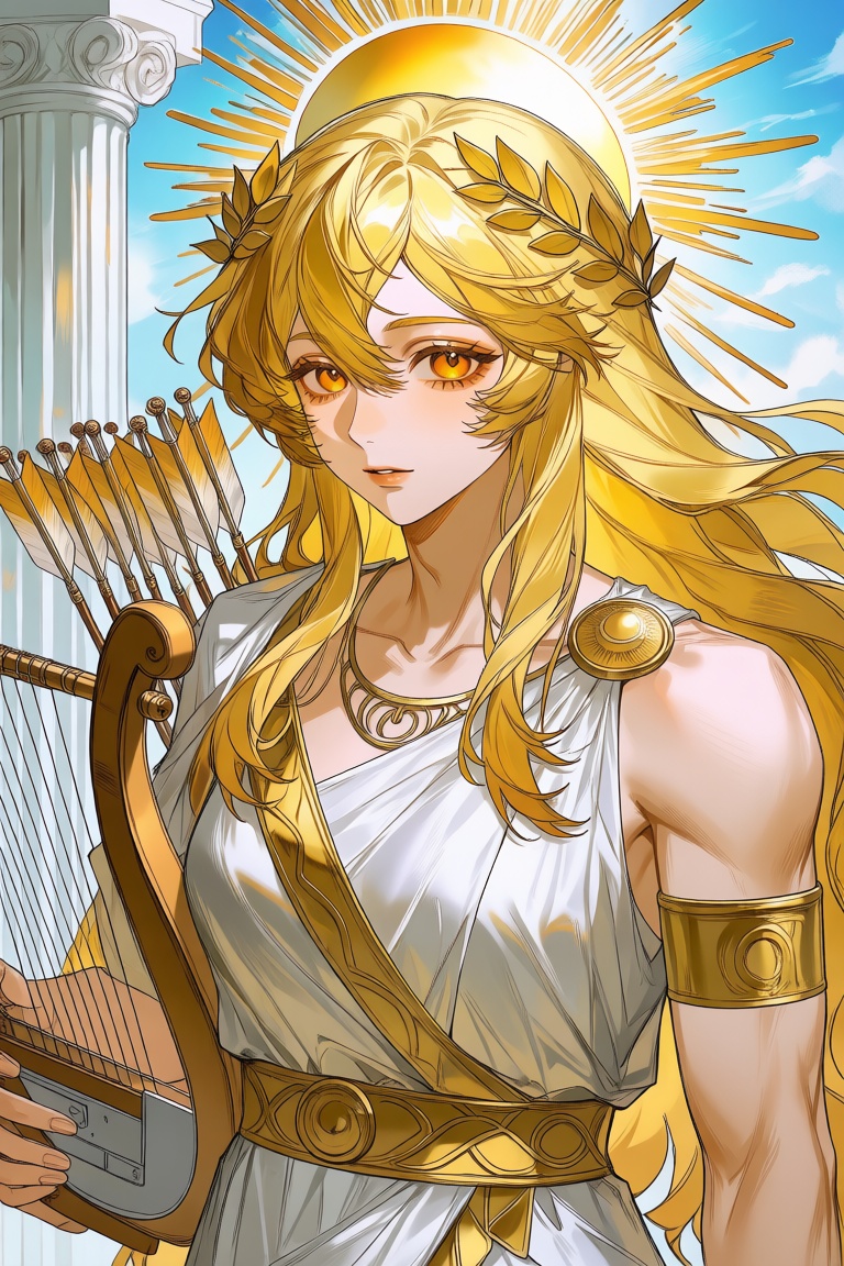 masterpiece,  best quality,  score_7 female Apollo on Tensor.Art