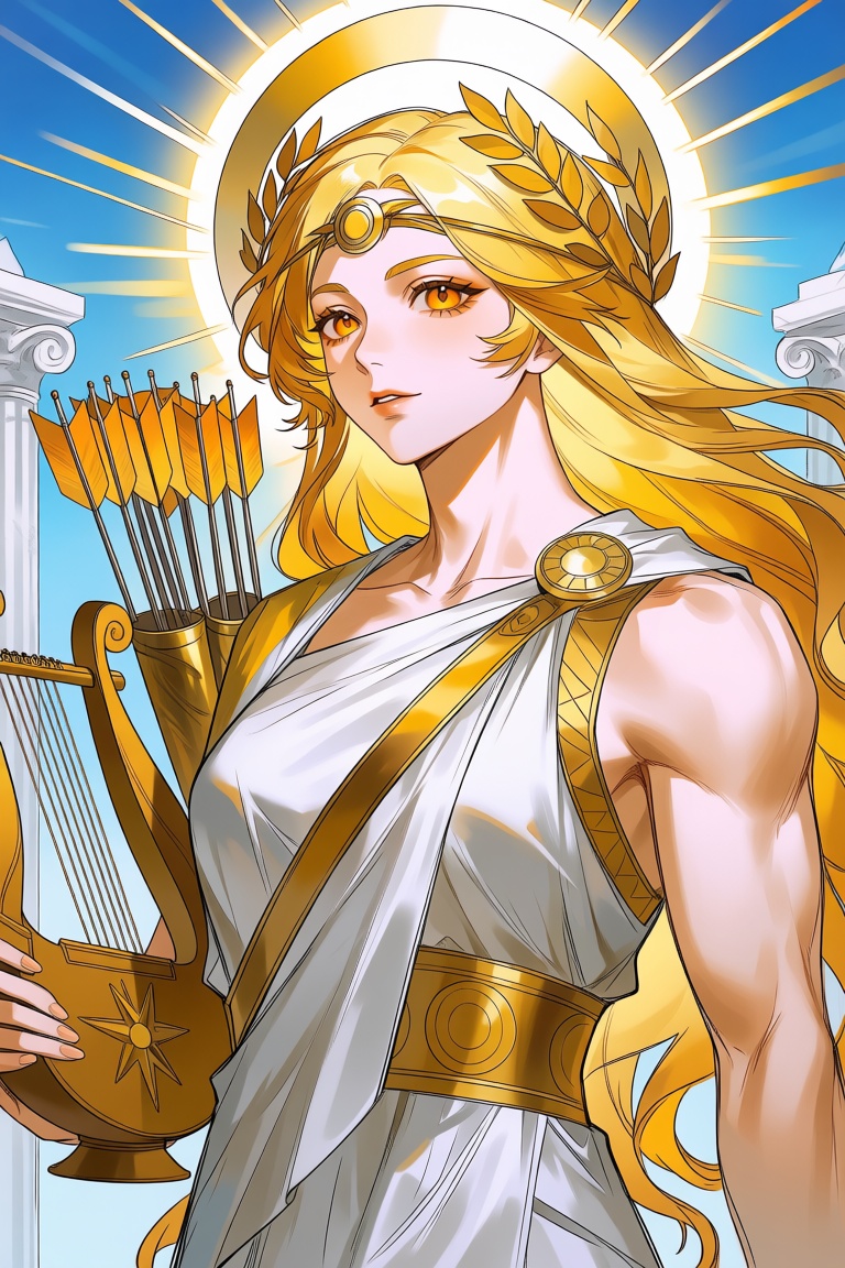 masterpiece,  best quality,  score_7 female Apollo on Tensor.Art